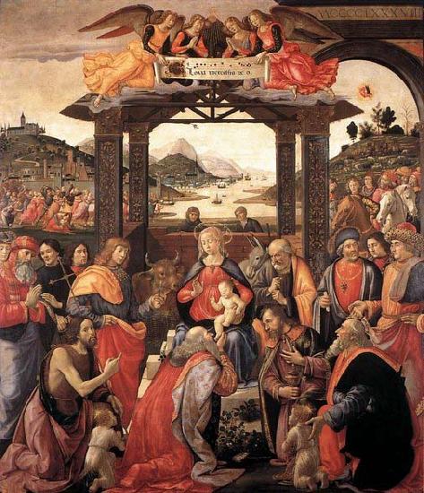 GHIRLANDAIO, Domenico Adoration of the Magi China oil painting art